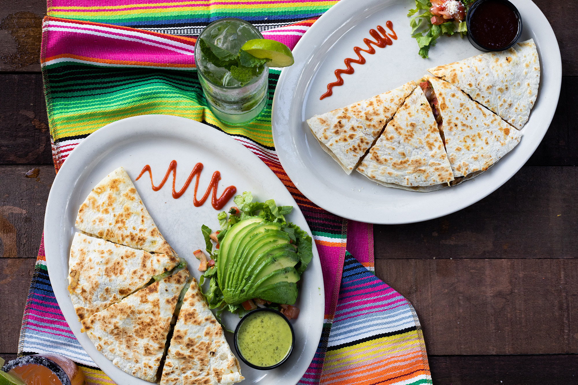 3 Cheese and Grilled Chicken Quesadillas | K38 Baja Grill